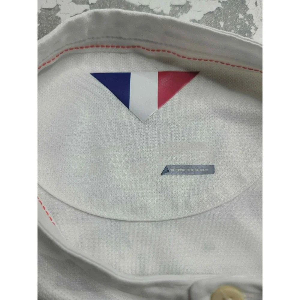 Nike France National Team Away Soccer Jersey 2014 Season Men's Small White/Gray - Picture 6 of 8